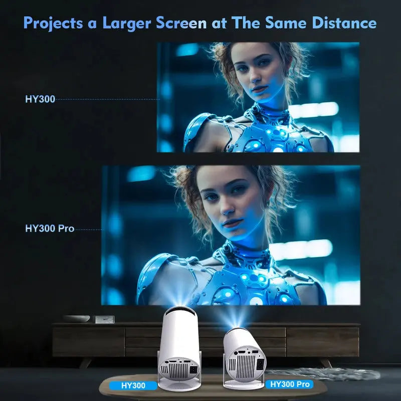 Projector HY300 PRO 4K Android 11 Dual Wifi6 260ANSI Allwinner H713 BT5.0 1080P 1280*720P Home Cinema Outdoor Projetor https://www.aliexpress.com/item/3256806122847173.html