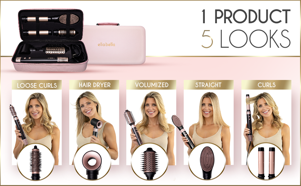 6 in 1 Professional Hot Air Styler • Powerful Hair Dryer & Straightener Set • Styling Without Heat Damage • Fast Drying Curling Volumizing Straightening • Includes Protective Travel Case https://www.amazon.com/dp/B0CN3XNVJT