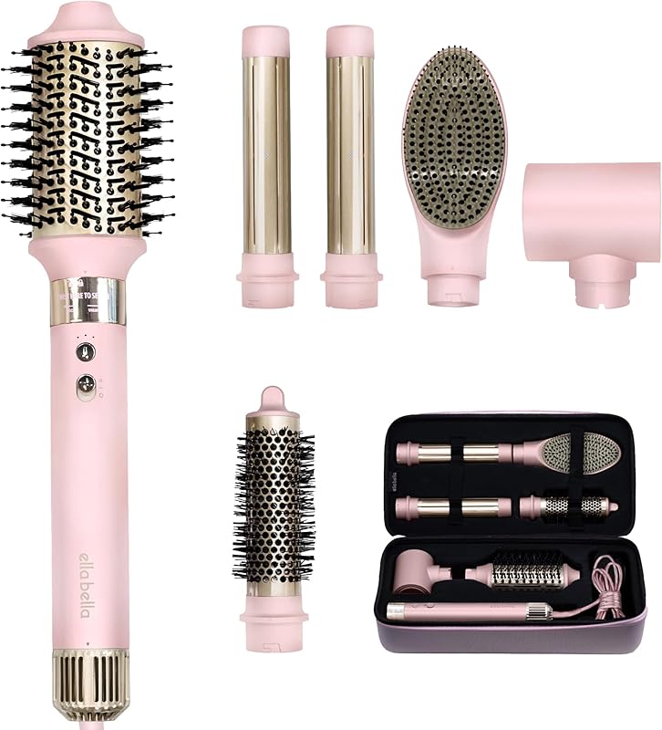 6 in 1 Professional Hot Air Styler • Powerful Hair Dryer & Straightener Set • Styling Without Heat Damage • Fast Drying Curling Volumizing Straightening • Includes Protective Travel Case https://www.amazon.com/dp/B0CN3XNVJT