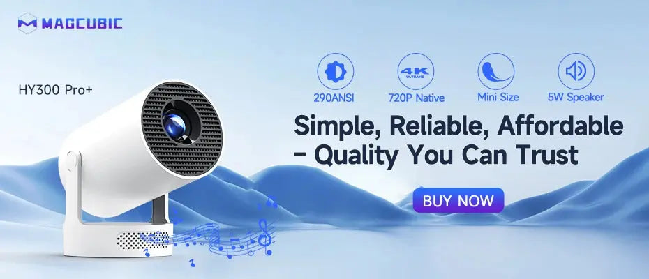 Projector HY300 PRO 4K Android 11 Dual Wifi6 260ANSI Allwinner H713 BT5.0 1080P 1280*720P Home Cinema Outdoor Projetor https://www.aliexpress.com/item/3256806122847173.html