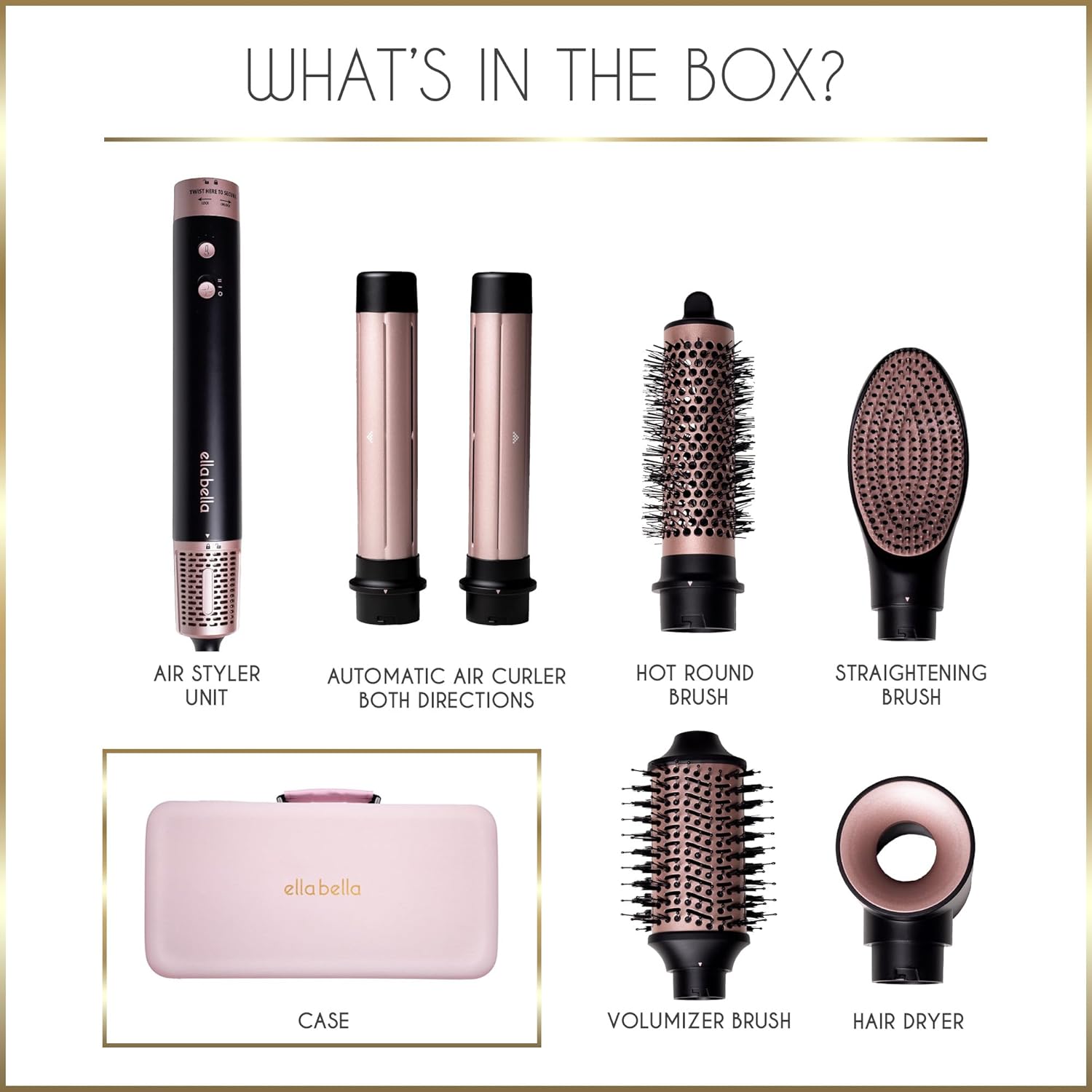 6 in 1 Professional Hot Air Styler • Powerful Hair Dryer & Straightener Set • Styling Without Heat Damage • Fast Drying Curling Volumizing Straightening • Includes Protective Travel Case https://www.amazon.com/dp/B0CN3XNVJT
