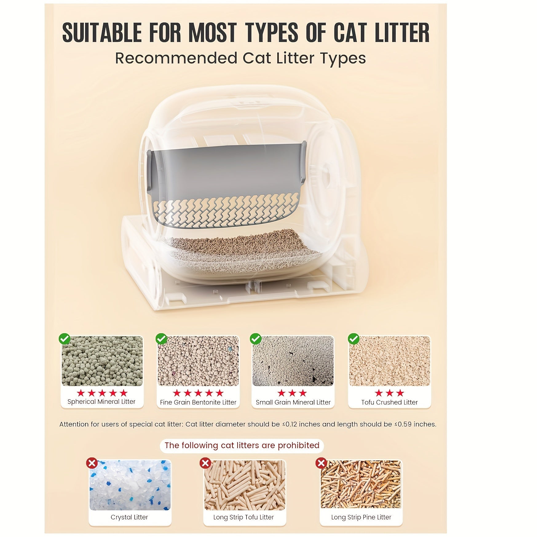 Self-Cleaning Litter Box with Automatic App-Controlled Waste Disposal, 65L + 9L Large Capacity, Wi-Fi Enabled, Oval Design & Cushioned Pad for Multiple Cats - US Plug, Cat Litter Box, JIA XI https://www.temu.com/search_result.html?search_key=601099558364700