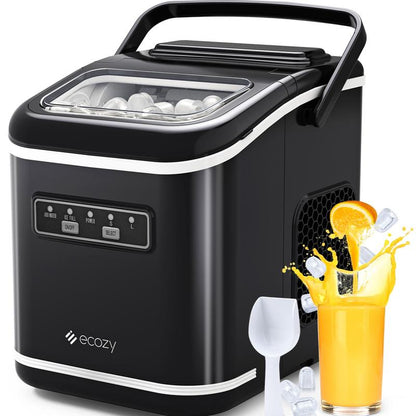 Portable Countertop Ice Maker, 9 Ice Cubes in 6 Minutes, 26 lbs Daily Output,Self-Cleaning with Ice Bags, Scoop, and Basket Kitchenware Home https://shop.tiktok.com/view/product/1729385932735549897?region=US&locale=zh