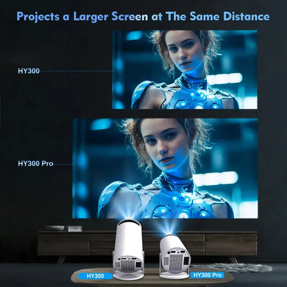 Projector HY300 PRO 4K Android 11 Dual Wifi6 260ANSI Allwinner H713 BT5.0 1080P 1280*720P Home Cinema Outdoor Projetor https://www.aliexpress.com/item/3256806122847173.html