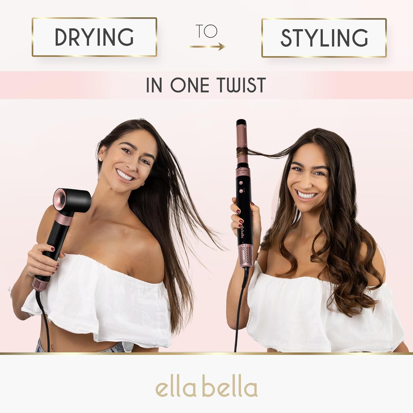 6 in 1 Professional Hot Air Styler • Powerful Hair Dryer & Straightener Set • Styling Without Heat Damage • Fast Drying Curling Volumizing Straightening • Includes Protective Travel Case https://www.amazon.com/dp/B0CN3XNVJT