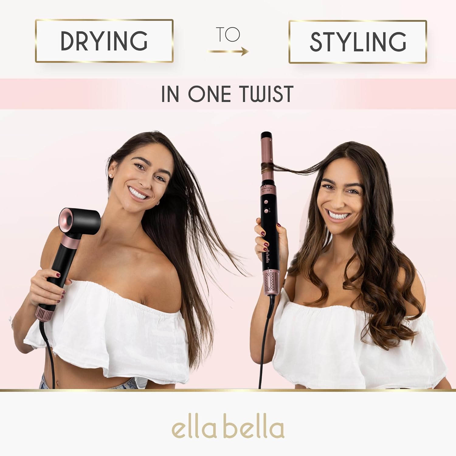 6 in 1 Professional Hot Air Styler • Powerful Hair Dryer & Straightener Set • Styling Without Heat Damage • Fast Drying Curling Volumizing Straightening • Includes Protective Travel Case https://www.amazon.com/dp/B0CN3XNVJT
