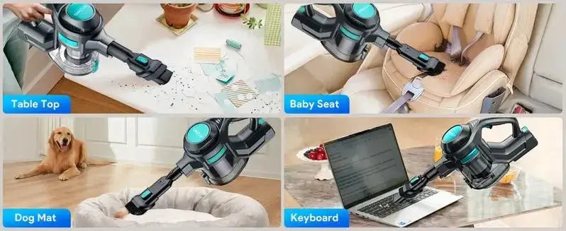 Cordless Vacuum Cleaner with 23Kpa and 30Mins Runtime for Pet Hair Hardwood Carpet, Halloween Bundle Available https://www.aliexpress.com/item/3256807716427417.html