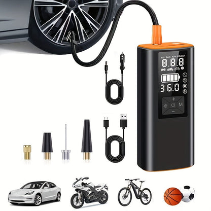 [Digital Tire Inflator] 150 PSI Portable Tire Inflator, Air Compressor Air Pump - Digital Pressure Gauge, Strong Light For Car, Motorcycle, Electric Bike, And Bicycle https://www.temu.com/search_result.html?search_key=601099955031897