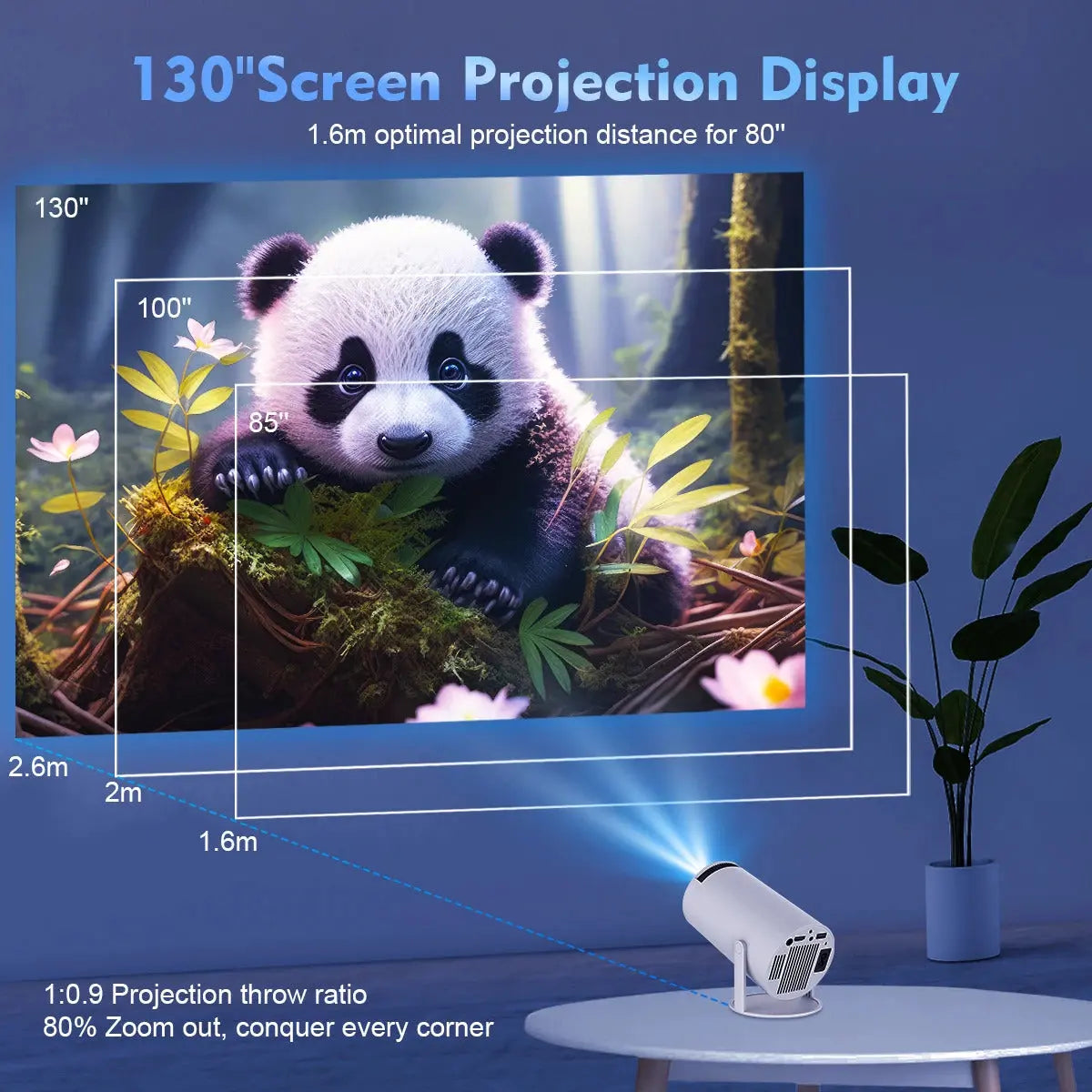 Projector HY300 PRO 4K Android 11 Dual Wifi6 260ANSI Allwinner H713 BT5.0 1080P 1280*720P Home Cinema Outdoor Projetor https://www.aliexpress.com/item/3256806122847173.html