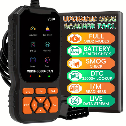 Professional OBD2 Scanner Diagnostic Tool, Enhanced Auto Check Engine Code Reader with Reset, 35,901 DTC Cloud Print I/M Readiness OBDII/EOBD Car Diagnostic Scan Tools for Vehicles After 1996 https://www.temu.com/search_result.html?search_key=601099578040148