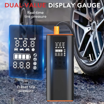 [Digital Tire Inflator] 150 PSI Portable Tire Inflator, Air Compressor Air Pump - Digital Pressure Gauge, Strong Light For Car, Motorcycle, Electric Bike, And Bicycle https://www.temu.com/search_result.html?search_key=601099955031897