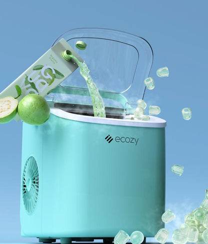 Portable Countertop Ice Maker, 9 Ice Cubes in 6 Minutes, 26 lbs Daily Output,Self-Cleaning with Ice Bags, Scoop, and Basket Kitchenware Home https://shop.tiktok.com/view/product/1729385932735549897?region=US&locale=zh