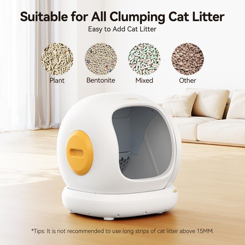 MeoWant SC02 75L Large Self-Cleaning Cat Litter Box with APP Control, Odor Removal, Anti-Pinch Design, and Easy Installation for Multiple Cats https://shop.tiktok.com/view/product/1729492848884224495?region=US&locale=zh