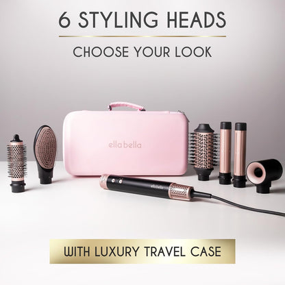 6 in 1 Professional Hot Air Styler • Powerful Hair Dryer & Straightener Set • Styling Without Heat Damage • Fast Drying Curling Volumizing Straightening • Includes Protective Travel Case https://www.amazon.com/dp/B0CN3XNVJT
