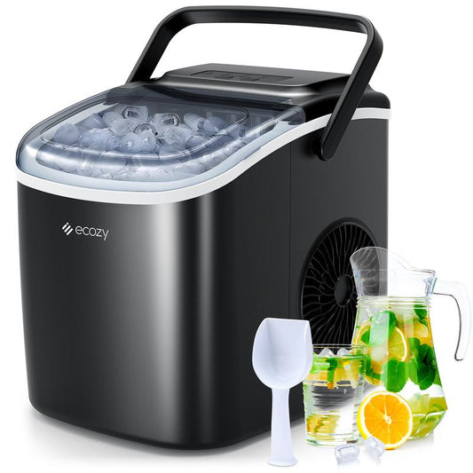 Portable Countertop Ice Maker, 9 Ice Cubes in 6 Minutes, 26 lbs Daily Output,Self-Cleaning with Ice Bags, Scoop, and Basket Kitchenware Home https://shop.tiktok.com/view/product/1729385932735549897?region=US&locale=zh