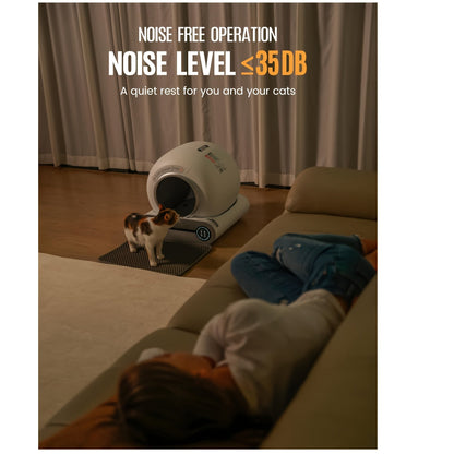 Self-Cleaning Litter Box with Automatic App-Controlled Waste Disposal, 65L + 9L Large Capacity, Wi-Fi Enabled, Oval Design & Cushioned Pad for Multiple Cats - US Plug, Cat Litter Box, JIA XI https://www.temu.com/search_result.html?search_key=601099558364700