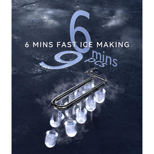 Portable Countertop Ice Maker, 9 Ice Cubes in 6 Minutes, 26 lbs Daily Output,Self-Cleaning with Ice Bags, Scoop, and Basket Kitchenware Home https://shop.tiktok.com/view/product/1729385932735549897?region=US&locale=zh